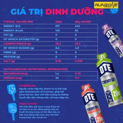 Gel năng lượng OTE Energy Gel - Bổ sung năng lượng nhanh, không cần pha nước