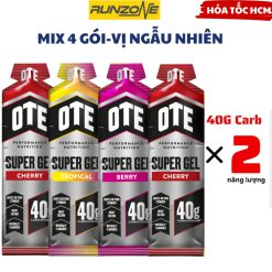Gel Năng Lượng OTE Super Gel Điện Giải Tăng Thể Lực Cho Chạy Bộ, Chạy Trail, Đạp Xe – Dạng Lỏng Vị Tự Nhiên