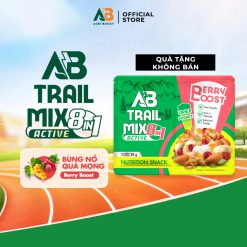 Hạt Dinh Dưỡng Mix 2 Ngăn AB Trail Mix 28g – Hạt Dinh Dưỡng Mix Trái Cây Sấy Cho Người Chơi Thể Thao- RunZone