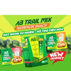 Hạt Dinh Dưỡng Mix 2 Ngăn AB Trail Mix 28g – Hạt Dinh Dưỡng Mix Trái Cây Sấy Cho Người Chơi Thể Thao- RunZone