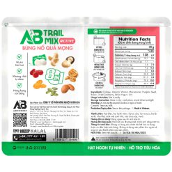 Hạt Dinh Dưỡng Mix 2 Ngăn AB Trail Mix 28g – Hạt Dinh Dưỡng Mix Trái Cây Sấy Cho Người Chơi Thể Thao- RunZone