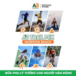 Hạt Dinh Dưỡng Mix 2 Ngăn AB Trail Mix 28g – Hạt Dinh Dưỡng Mix Trái Cây Sấy Cho Người Chơi Thể Thao- RunZone