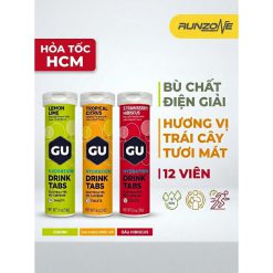 Hộp Muối Sủi Gu Nutrition Viên sủi điện giải Chống Chuột Rút Cân Bằng Điện Giải GU chạy bộ, đạp xe, chạy trail, tennis