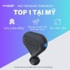 Máy massage Theragun Mini Gen 2, 3 cấp độ điều chỉnh, đi sâu các cơ 12mm, đầu mút foam xốp_Bảo hành 1 Năm_ RunZone