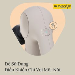 Máy massage Theragun Relief gõ đi sâu 10 mm, kèm 3 phụ kiện, giảm đau nhức,cứng khớp_Bảo hành 1 NĂM_RunZone