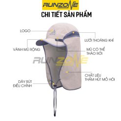 Mũ Lưỡi Trai Chống Nắng Chống Tia UV Aonijie E4089- RunZone
