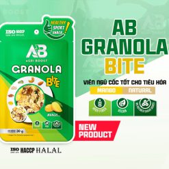 Ngũ Cốc Granola Bite AB 30g Dạng Viên Mềm, Giàu Năng Lượng Dành Cho Người Chơi Thể Thao