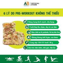 Ngũ Cốc Granola Bite AB 30g Dạng Viên Mềm, Giàu Năng Lượng Dành Cho Người Chơi Thể Thao
