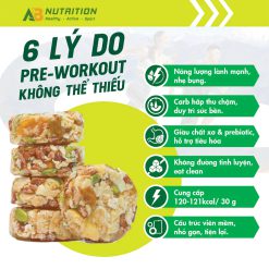 Ngũ Cốc Granola Bite AB 30g Dạng Viên Mềm, Giàu Năng Lượng Dành Cho Người Chơi Thể Thao