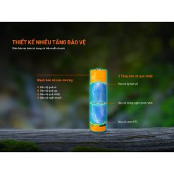 Pin sạc FENIX 18650 dung lượng 4000mAh- Dùng Cho Đen HM 65r, HP12R-RunZone
