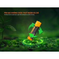 Pin sạc FENIX 18650 dung lượng 4000mAh- Dùng Cho Đen HM 65r, HP12R-RunZone