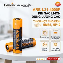 Pin Sạc Fenix ARB-L18-4000 18650 4000mAh Dung Lượng Cao Chính Hãng Bảo Hành 12 Tháng- RunZone