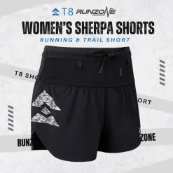 Quần Chạy Bộ Nữ T8 Sherpa Shorts V2 Quần T8 Nữ– Chuyên Dụng Cho Đường Trail & Đường Dài