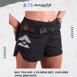 Quần Chạy Bộ Nữ T8 Sherpa Shorts V2 Quần T8 Nữ– Chuyên Dụng Cho Đường Trail & Đường Dài