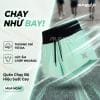 Quần Chạy Bộ Thể Thao Runzone Nam Nữ Short Belt - Có Belt Đựng điện Thoại Seamless Chạy Bộ Gym Pickleball Đa Năng