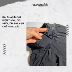 Quần Chạy Bộ Thể Thao Runzone Nam Nữ Short Belt - Có Belt Đựng điện Thoại Seamless Chạy Bộ Gym Pickleball Đa Năng