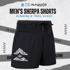 Quần Short Chạy Bộ T8 Ultra Nam - Có Đai Đa Năng, Co Giãn, Siêu Nhẹ-  Chuyên Dụng Cho Đường Trail & Đường Dài