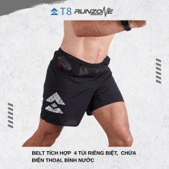Quần Short Chạy Bộ T8 Ultra Nam - Có Đai Đa Năng, Co Giãn, Siêu Nhẹ-  Chuyên Dụng Cho Đường Trail & Đường Dài