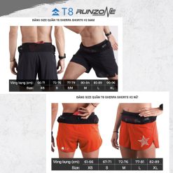 Quần Short Chạy Bộ T8 Ultra Nam - Có Đai Đa Năng, Co Giãn, Siêu Nhẹ-  Chuyên Dụng Cho Đường Trail & Đường Dài