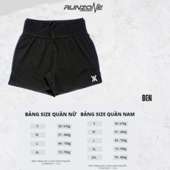 Quần Short Thể Thao Runzone Nam Short Belt - Có Belt Đựng điện Thoại Seamless Chạy Bộ Gym Pickleball Đa Năng