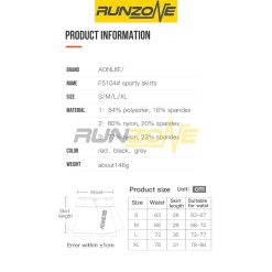 Quần Váy Chạy Bộ Aonijie F5104 - RunZone