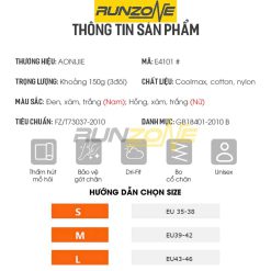 Tất Chạy Bộ Chạy Trail Leo Núi- Hạn Chế Phồng Rộp Chân  Aonijie E4101- Combo 3 đôi - RunZone
