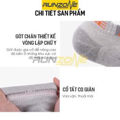 Tất Chạy Bộ Chạy Trail Leo Núi- Hạn Chế Phồng Rộp Chân  Aonijie E4101- Combo 3 đôi - RunZone