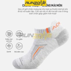 Tất Chạy Bộ Chạy Trail Leo Núi- Hạn Chế Phồng Rộp Chân  Aonijie E4101- Combo 3 đôi - RunZone