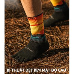 Tất Chạy Bộ - Vớ Xỏ Ngón Chạy Bộ Nam Nữ Runzone Aonijie Coolmax Cao Cấp, Chống Phồng Rộp, Thoáng Khí, Chống Chafing