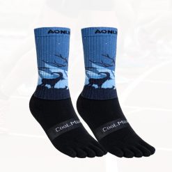 Tất Chạy Bộ - Vớ Xỏ Ngón Chạy Bộ Nam Nữ Runzone Aonijie Coolmax Cao Cấp, Chống Phồng Rộp, Thoáng Khí, Chống Chafing
