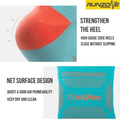 Tất Chạy Bộ Xỏ Ngón- Dùng Cho Chạy Bộ Chạy Trail Hạn Chế Phồng Rộp Chân  - RunZone