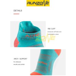 Tất Xỏ Ngón Chạy Bộ Chạy Trail Leo Núi- Hạn Chế Phồng Rộp Chân  Aonijie E4801- Combo 3 đôi -RunZone