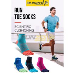 Tất Xỏ Ngón Chạy Bộ Chạy Trail Leo Núi- Hạn Chế Phồng Rộp Chân  -RunZone