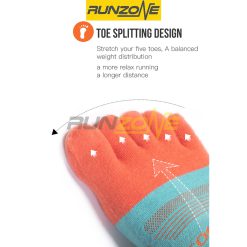 Tất Xỏ Ngón Chạy Bộ Chạy Trail Leo Núi- Hạn Chế Phồng Rộp Chân  -RunZone