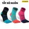 Tất Xỏ Ngón Chạy Bộ Chạy Trail Leo Núi- Hạn Chế Phồng Rộp Chân - RunZone