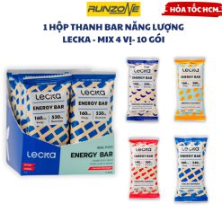 Thanh Năng Lượng LECKA Energy Bar 40g – Bổ Sung Dinh Dưỡng Thể Thao, Chạy Bộ, Chạy Trail – Thay Thế Bữa Ăn Nhanh