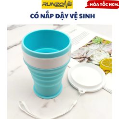 Tô Gấp Gọn Silicon Chịu Nhiệt Tốt- Ly Ăn Cháo- Cao Cấp 200ml- RunZone