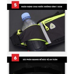 Túi Đeo Hông Chạy Bộ Nam Nữ Chính Hãng GoodFit, Phản Quang- Runzone