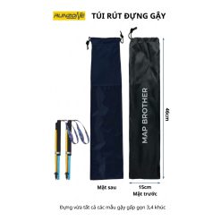 Túi Đựng Gậy, Túi Rút Bảo Quản Gậy, Túi Đựng Gậy Leo Núi, Túi Đựng Gậy_ RunZone Túi Thể Thao
