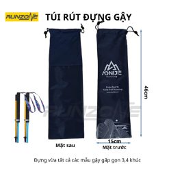 Túi Đựng Gậy, Túi Rút Bảo Quản Gậy, Túi Đựng Gậy Leo Núi, Túi Đựng Gậy_ RunZone Túi Thể Thao