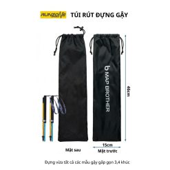 Túi Đựng Gậy, Túi Rút Bảo Quản Gậy, Túi Đựng Gậy Leo Núi, Túi Đựng Gậy_ RunZone Túi Thể Thao