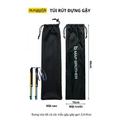 Túi Đựng Gậy, Túi Rút Bảo Quản Gậy, Túi Đựng Gậy Leo Núi, Túi Đựng Gậy_ RunZone Túi Thể Thao