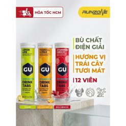 Viên sủi điện giải Chống Chuột Rút Cân Bằng Điện Giải GU chạy bộ, đạp xe, chạy trail, tennis