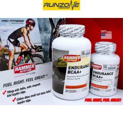 Viên Uống (1 Hộp-120 viên) Tăng Sức Mạnh Và Sức Bền Hammer Nutrition Endurance BCAA+ - Runzone
