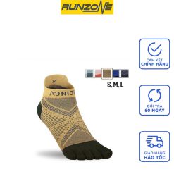 Vớ Tất Xỏ Ngón Chạy Bộ Aonijie – Chống Phồng Rộp – Cổ Ngắn – Thoáng Khí – Nhiều Màu – RunZone