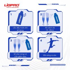 Xịt Lạnh Ligpro 200ml – Giảm Đau, Giảm Căng Cơ, Phục Hồi Nhanh Cho Vận Động Viên RunZone