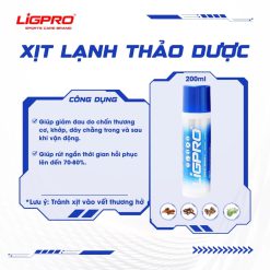 Xịt Lạnh Ligpro 200ml – Giảm Đau, Giảm Căng Cơ, Phục Hồi Nhanh Cho Vận Động Viên RunZone