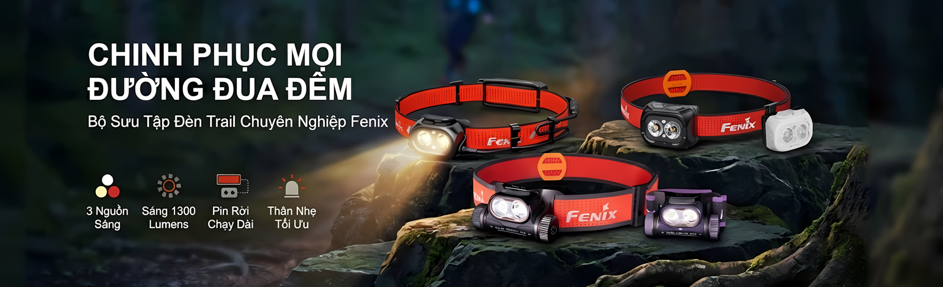 Khuyến mãi đèn pin Fenix chạy trail - RunZone.vn